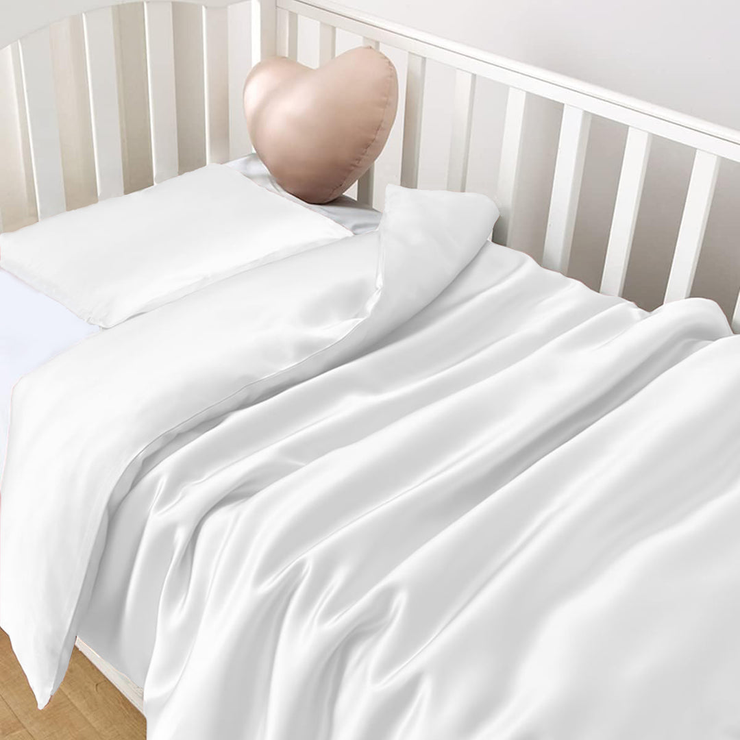 SEO Enab İpek Bebek Kırık Beyaz Nevresim Takımı