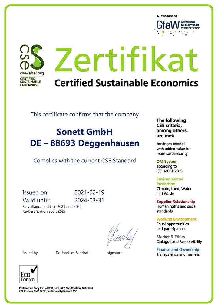 Sonett Baby Organik Kokusuz Hassas Seri ÃamaÅÄ±r YÄ±kama DeterjanÄ± 2Lt