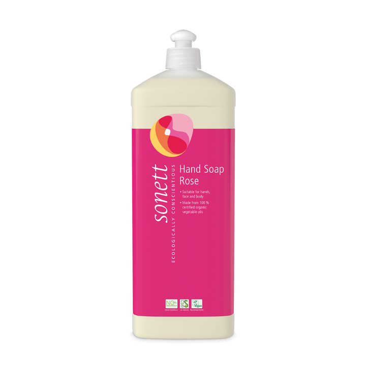 Organik Sıvı El Sabunu Gül 1 L