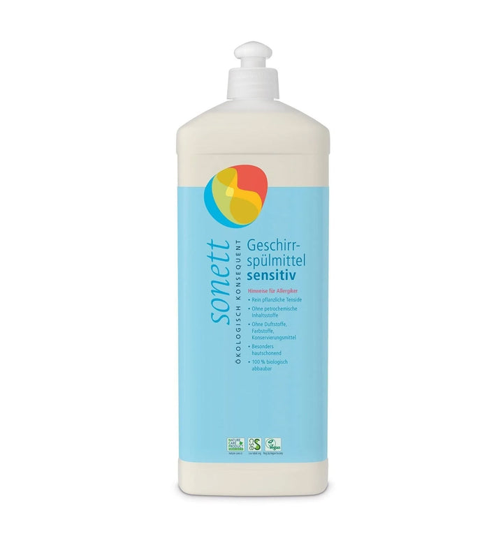 Sonett Hassas Ciltler İçin Organik Elde Bulasik Yıkama Deterjanı 1lt