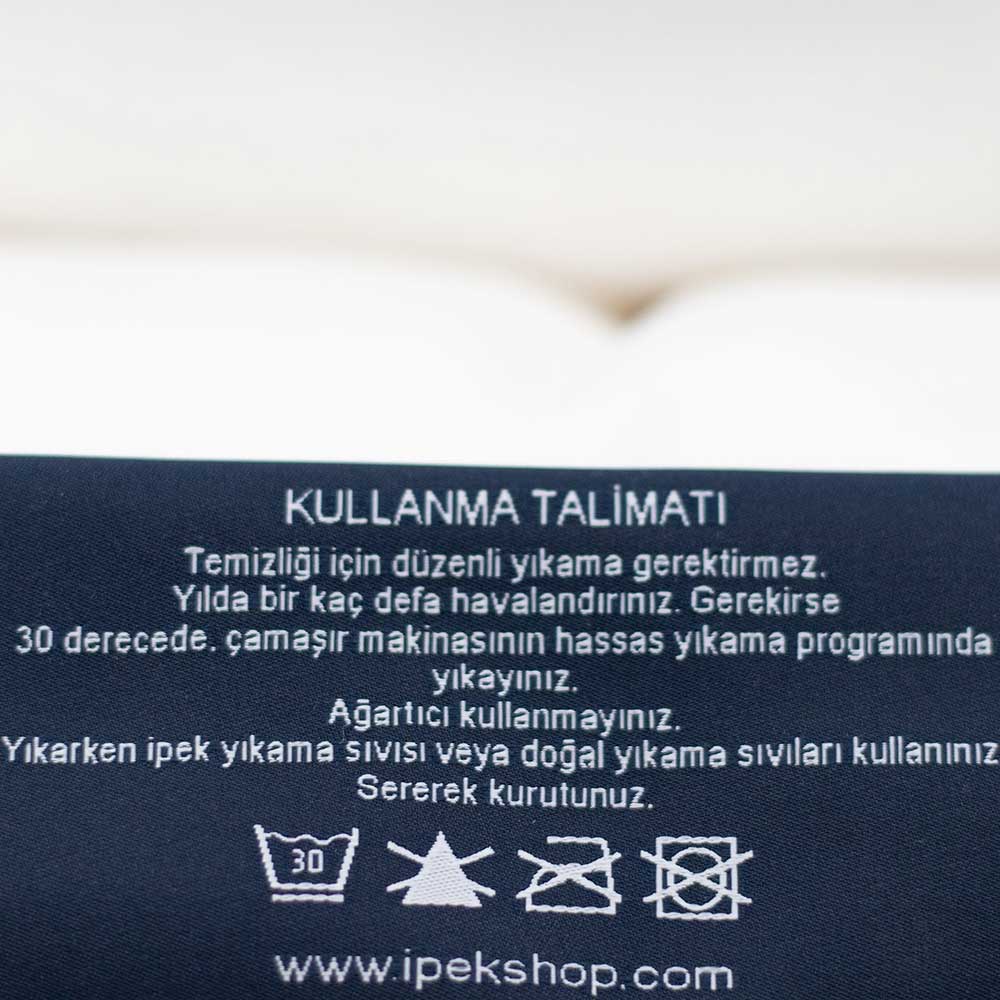 Premium Mavi İpek Bebek Yorganı