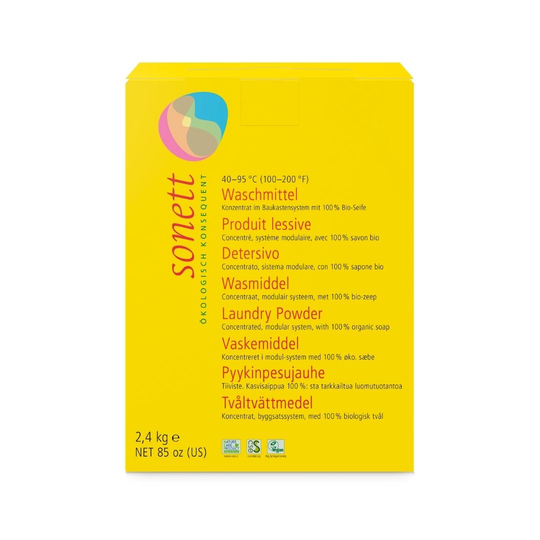 Sonett Organik Konsantre ÃamaÅÄ±r YÄ±kama Tozu - 2,4 Kg