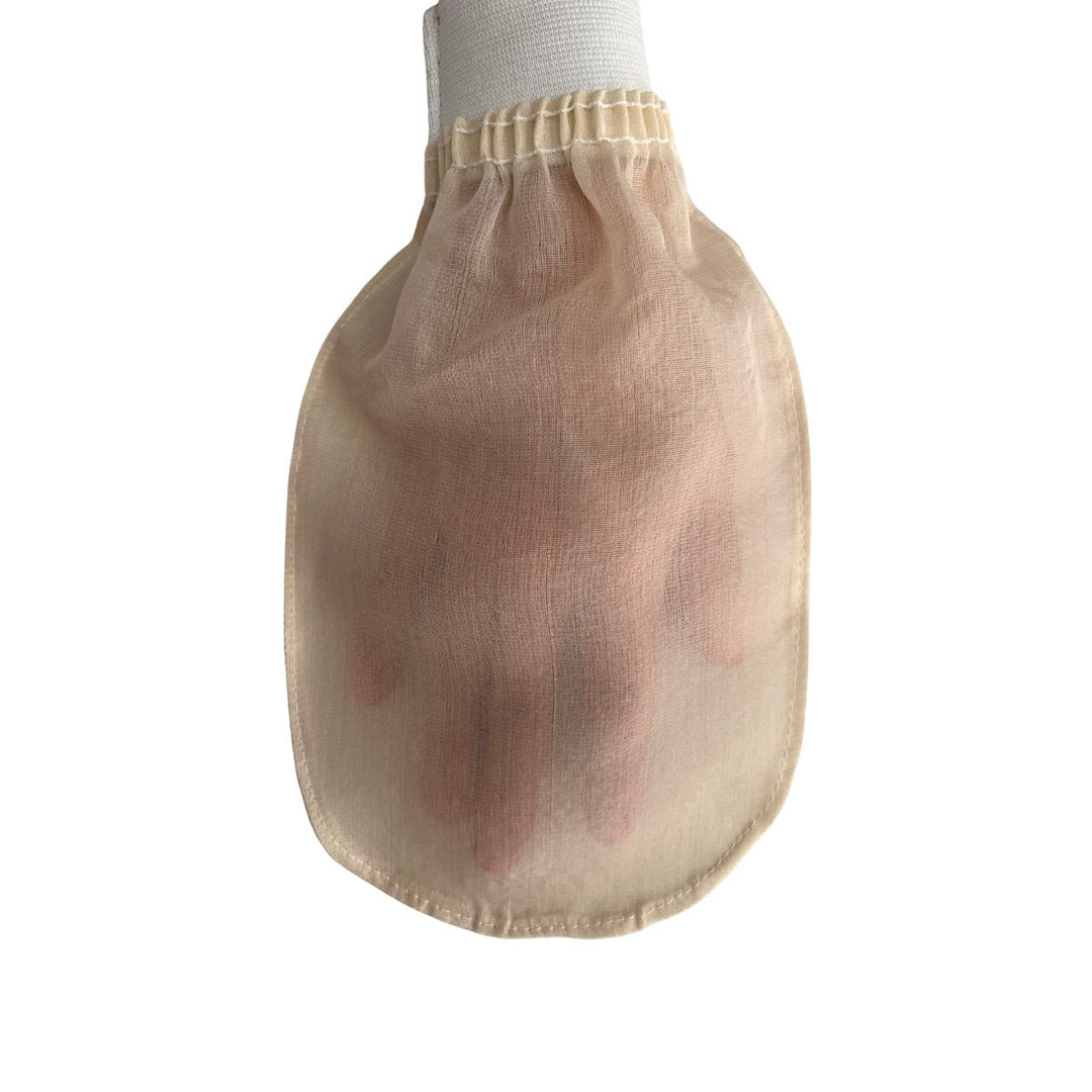 İpekshop Lastikli Saf İpek Vücut Peeling Kesesi