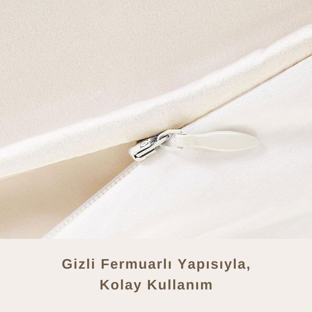 Gizli Fermuarı Yapısıyla Kolay Kullanım
