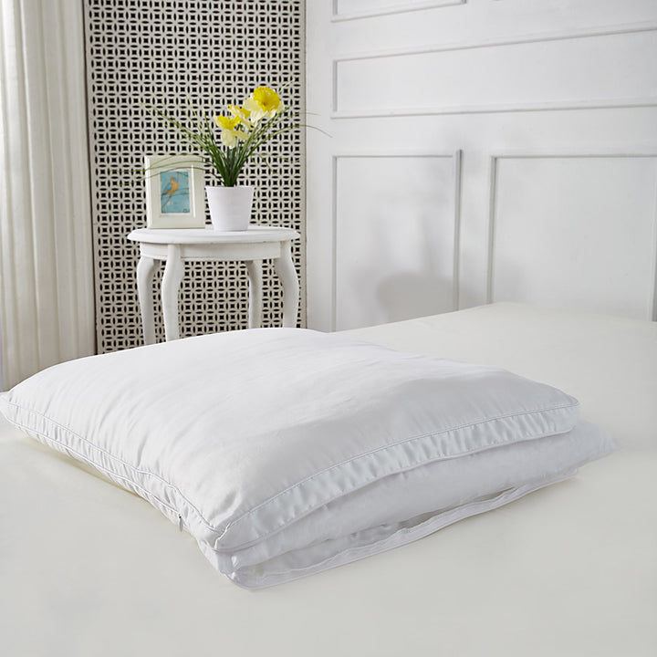 Pamuk Kumaşlık Ayarlanabilir İpek Yastık